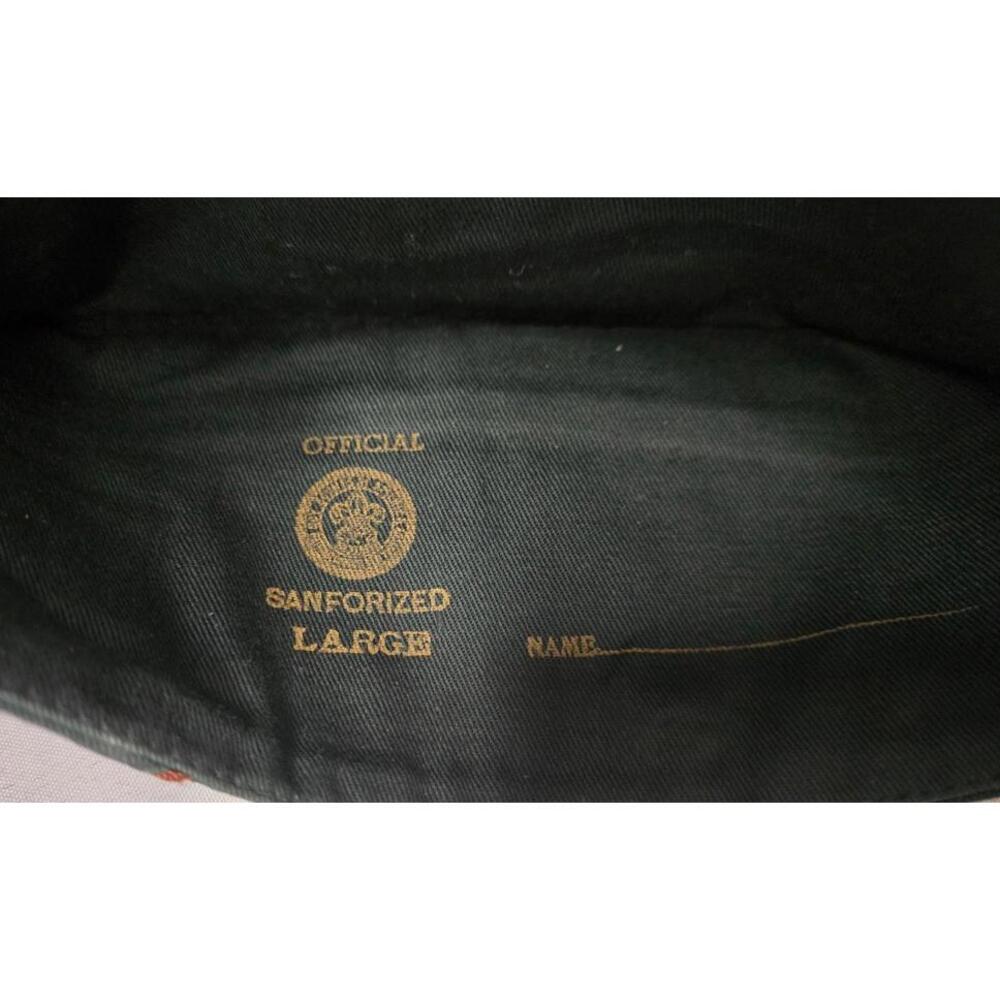 Vintage 60's Boy Scouts Explorers Garrison Cap Size Large Sanforized - Picture 3 of 4